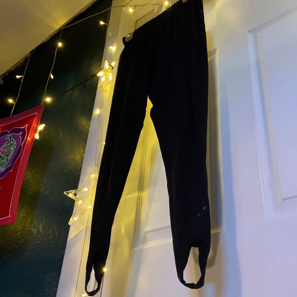 Black Legging Stirrup Style